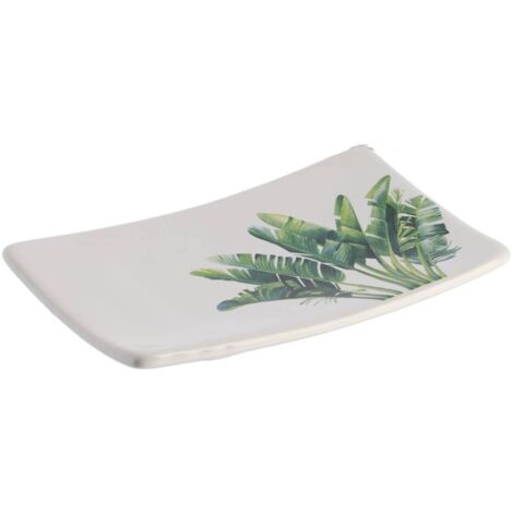 Porte savon dolomite imprime - oasis - Tendance
