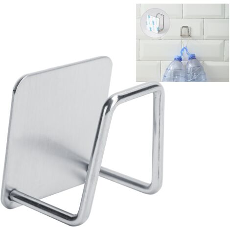 Porte-Savon en Acier Inoxydable 304 U-Shape pour Évier - Support Drainage Ventilé, Fixation Adhesive