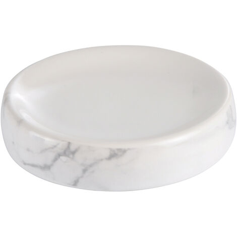 Porte savon en ceramique 11 x 2.5 cm Marbre