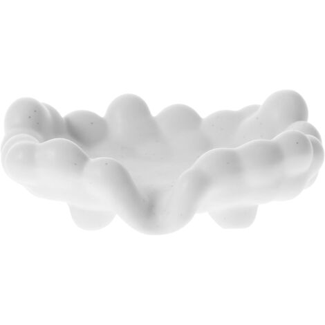 Porte-savon en céramique blanche pour salle de bain
