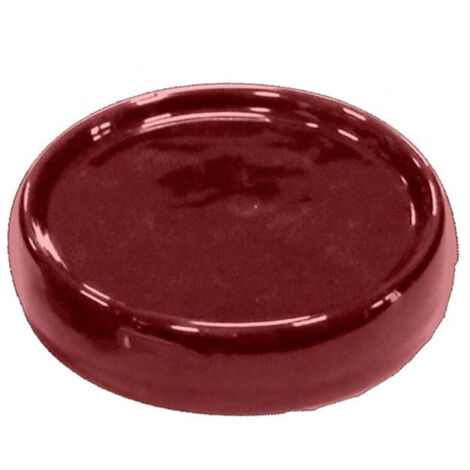 Porte Savon en Céramique "Bullea" 10cm Framboise