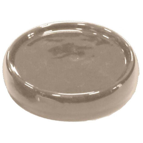 Porte Savon en Céramique "Bullea" 10cm Taupe