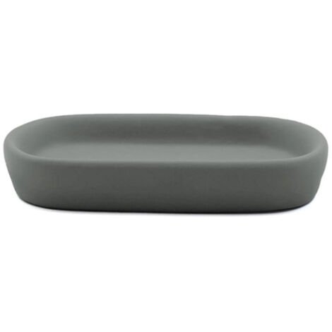 Porte-Savon en Céramique "Ceralia" 13cm Anthracite