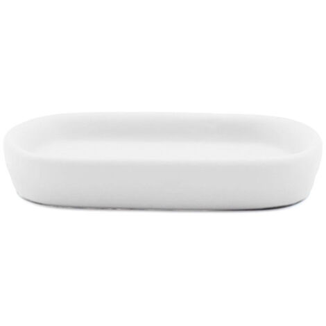 Porte-Savon en Céramique "Ceralia" 13cm Blanc