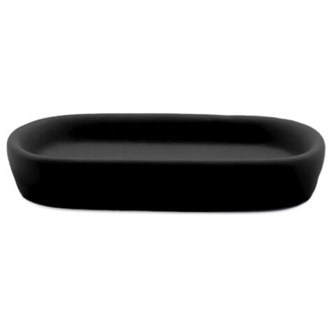 Porte-Savon en Céramique "Ceralia" 13cm Noir