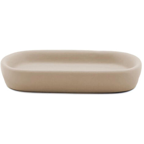 Porte-Savon en Céramique "Ceralia" 13cm Taupe