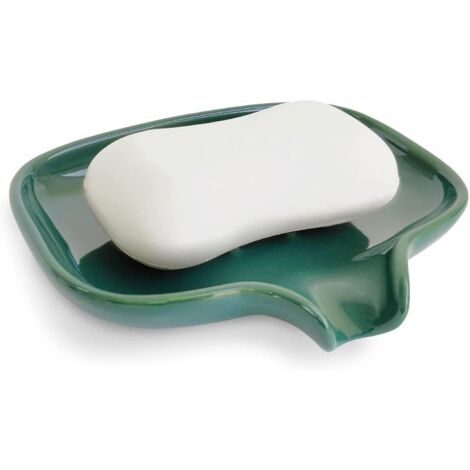 Porte-savon en céramique multicolore pour cuisine ou salle de bain, facile à nettoyer