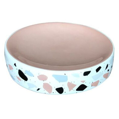 Porte-savon Grit Blanc Multicolore Rose Accessoire De Salle De Bain 59877