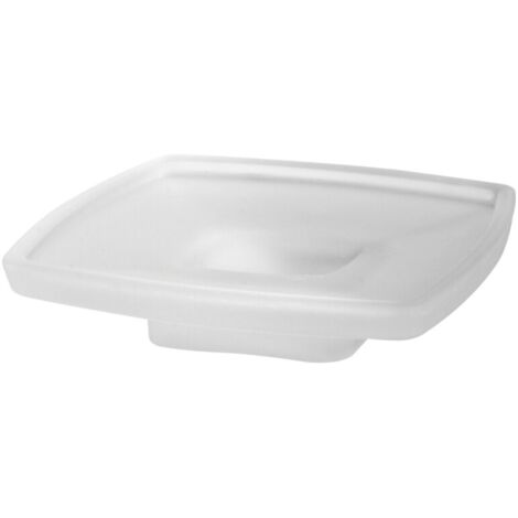 Porte-savon loft emco pour système de rampe, verre cristal