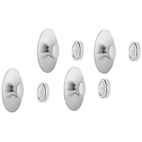 Porte-savon magnétique mural non perforé pour salle de bain (voir illustration)