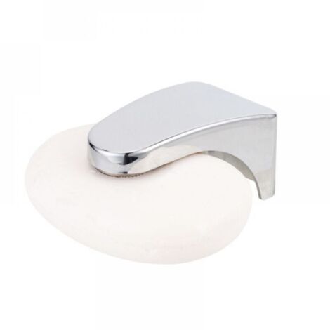 Porte-savon magnétique pour salle de bain, argenté