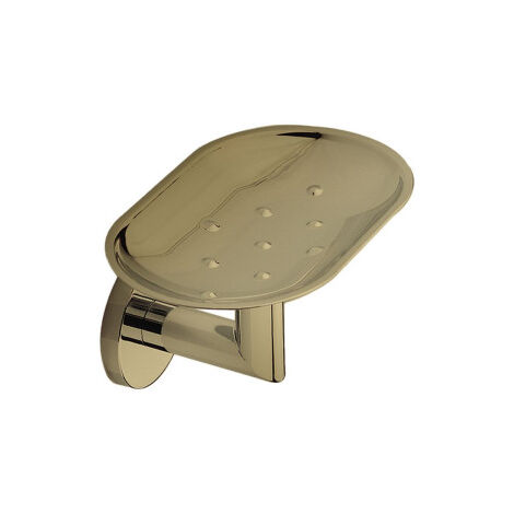 Porte savon mural en laiton medea or brosse - CRISTINA ONDYNA SHME09M96P