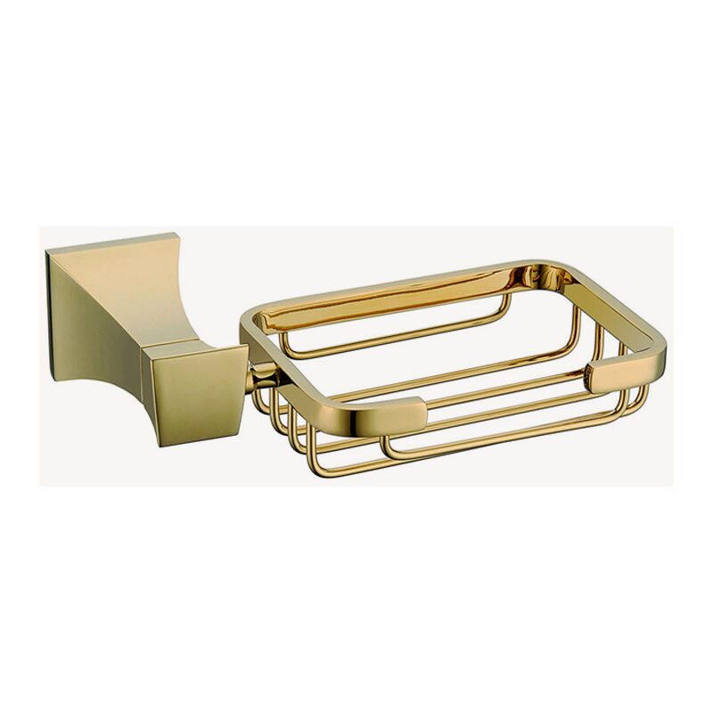 Porte-savon panier mural Doré - Chloe