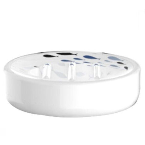 Porte-savon Poisson Blanc En Céramique Accessoire De Salle De Bain 69877