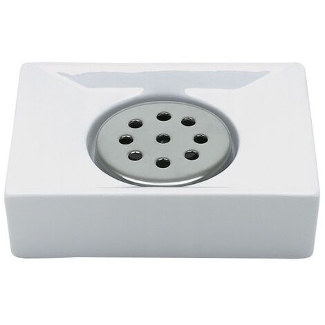 Porte savon Porcelaine QUADRO Blanc Spirella