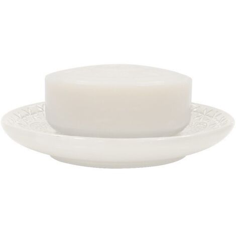 Porte savon Porcelaine RELIEF Blanc Spirella