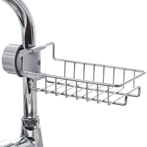 Porte Savon pour Etagere Douche - INOX Support Shampoing Douche sans Perçage pour Tringle 15-20mm
