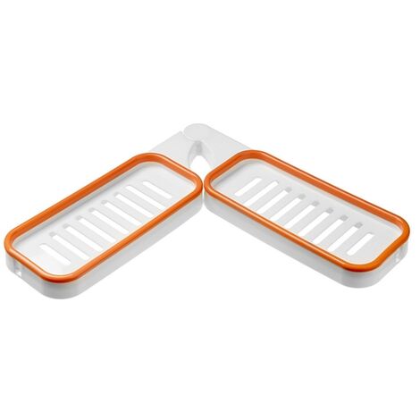 Porte-savon rotatif pour salle de bain, sans poinon, support de rangement mural creux,B,CHINA