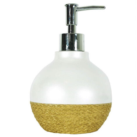 Porte-savon Sphérique Blanc Perle Esy10375 Distributeur De Savon