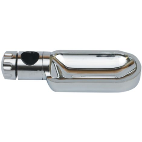 Porte-savon universel pour barre de douche baignoire en abs chrome'
