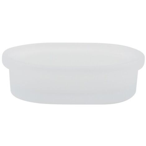 Porte savon Verre YOKO MISTY Blanc Spirella