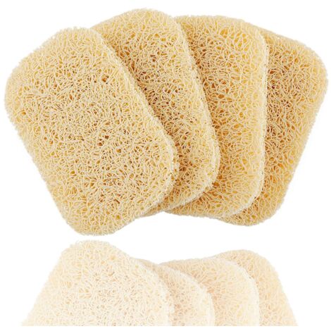 Porte-savons de cuisine et de salle de bain sans BPA, 7,4 cm x 11,2 cm, lot de 4