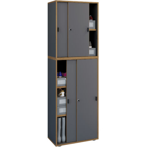 Porte scorrevoli del gabinetto dell'ufficio Salia 5 scomparti B60 183x60x33 - VCM