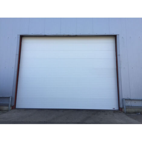 Porte Sectionnelle Industrielle L3.5M x H4.5M Blanche ral 9010 RL420mm