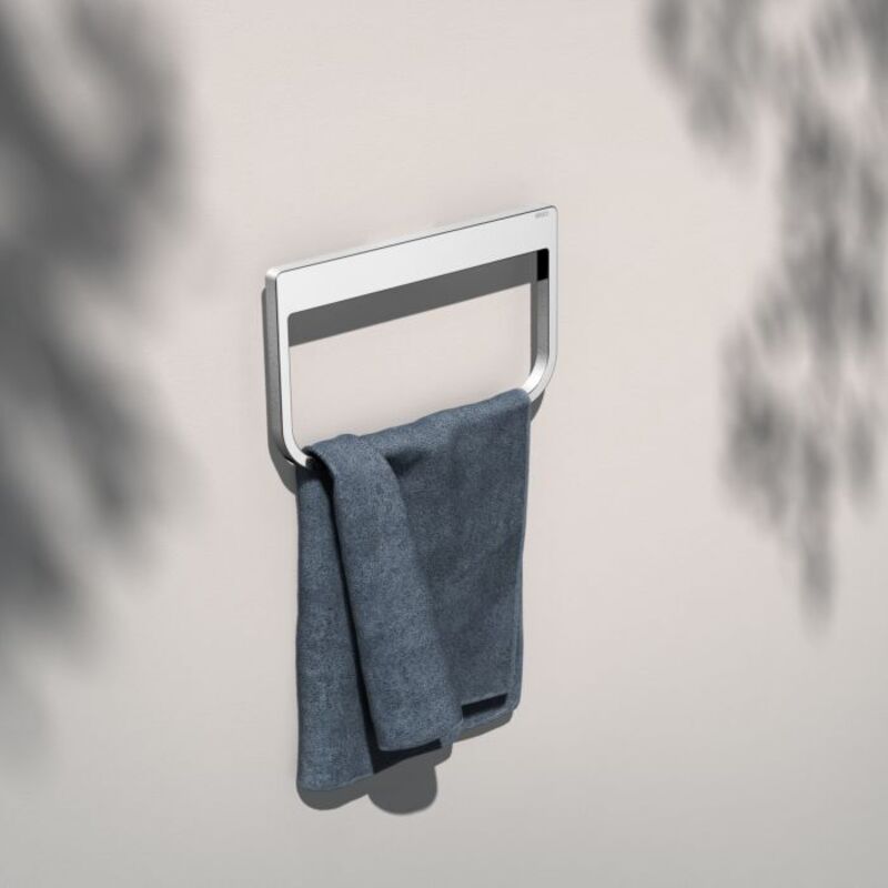 Porte-serviette anneau série MOLL - Chromé