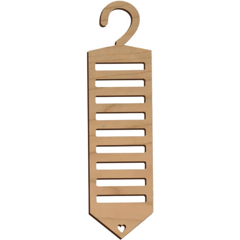 Porte-Serviette Bois Modèle A 1pcs pour Bureau Design Pratique Rangement Cravates
