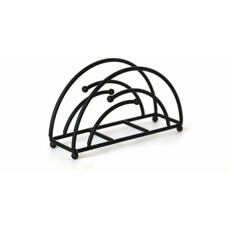 Porte Serviette de Table, Porte Serviette Papier Table, Porte Serviette Table Inox, Art Moderne Range Serviette de Table avec Tapis Antidérapant pour La Maison Cuisine Salle à Manger Salon (Noi