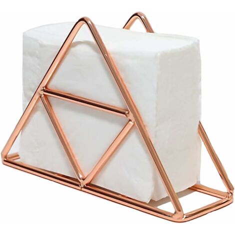 Porte Serviette de Table, Triangulaire Porte Serviette Papier, Inoxydable Porte Serviette Table, Range Serviette de Table