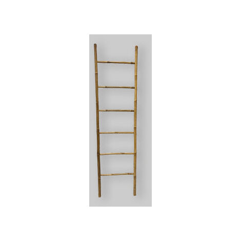 Porte Serviette D'Escalier En Bambou Panda Naturel