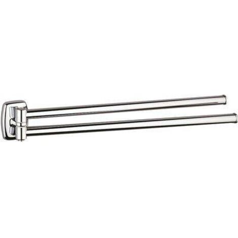 Porte-serviette double, mobile - Inda