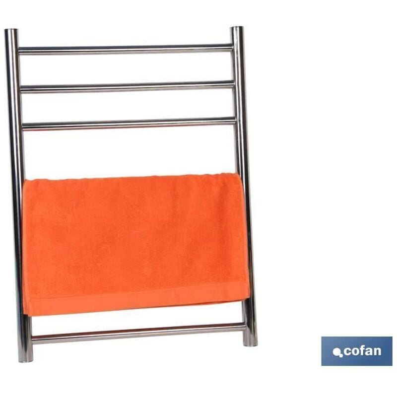 Cofan - Sèche-serviettes électrique en acier inoxydable modèle Sinaí 80W IP44 - 70x53x10,5 cm