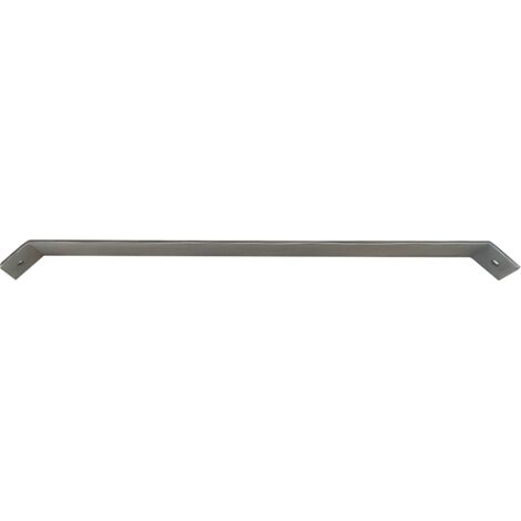Porte Serviette en Aluminium anodisé pour cabines sanitaires Longueur 344 mm à Visser dans Un Angle HOMEWELL