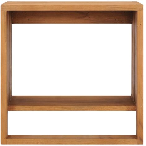 Porte-serviette mural 35x20x35 cm Bois de teck solide CFW27265