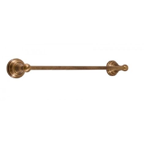 Porte-serviette mural rétro MORAVA en bronze 55,05x7,85 x5,95 cm