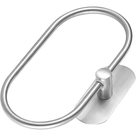 Porte-serviette mural vintage en inox avec base renforcée pour maison/hôtel