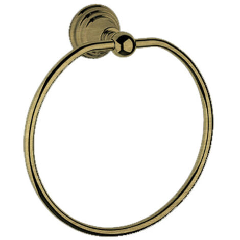 Porte serviette museo anneau carre vieux bronze - CRISTINA ONDYNA CA20793