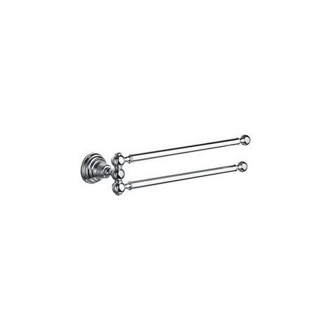 PORTE SERVIETTE MUSEO DOUBLE ARTICULE CHROME - CRISTINA ONDYNA CA21451