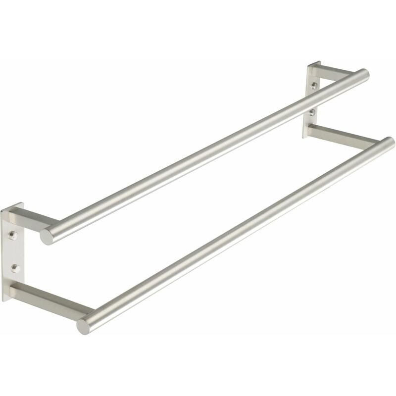 Porte Serviette Salle de Bain, Longueur 70 CM, Barres Porte-Serviettes Support Mural, en Acier Inoxydable, Porte Serviette de Bain Antirouille et