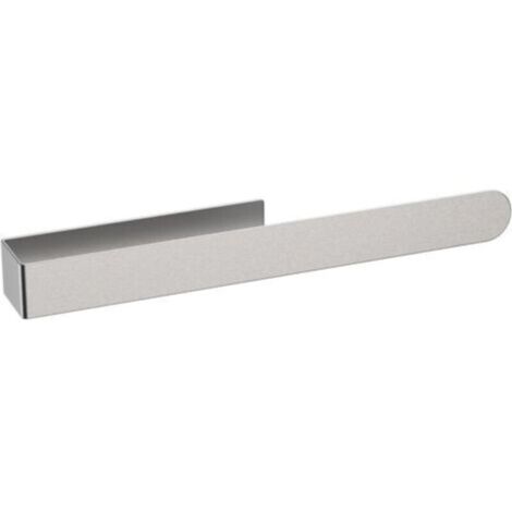 Porte Serviette Salle de Bain sans Perçage, Porte-Serviettes Mural en Inox, Adhésif 3M, 37 CM, Gris