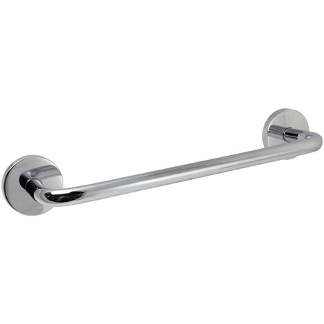 Porte-serviette TUBINA en laiton chromé - 36 x 8 x h6 cm - avec adhésif 3M