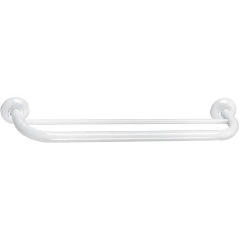 Porte-serviettes 2 barres pour sanitaire Triolo acier époxy - PELLET
