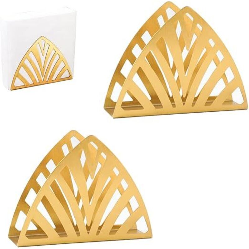 Porte-serviettes 2 pièces porte-serviettes creux porte-serviettes porte-serviettes triangulaire porte-serviettes de table à manger