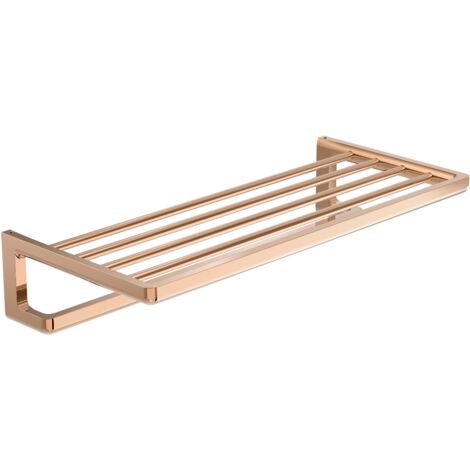 Porte-serviettes avec porte-serviettes TEMPO - ROCA Couleur : Rose gold