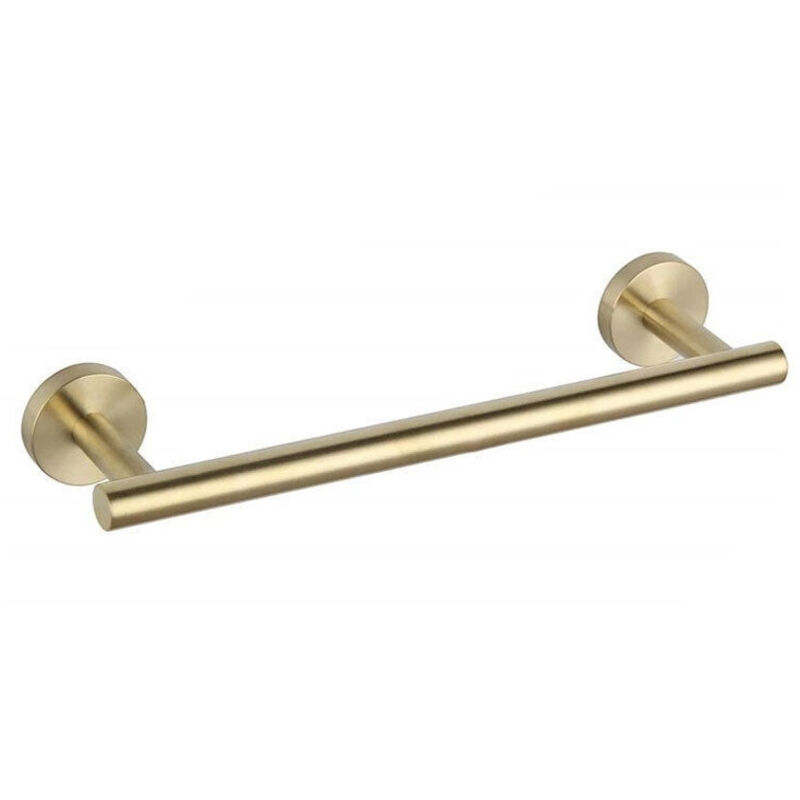 Porte-serviettes avec trou, barre porte-serviettes en acier inoxydable 304, porte-serviettes de salle de bain, barre porte-serviettes en nickel