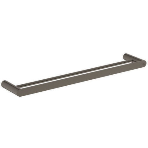 Porte-serviettes CONCA double, rond, 600 mm gris magnétique IDEAL STANDARD