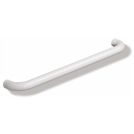 Porte-serviettes de bain SERIE 477 d: 28mm sans rosace Cote axiale 570mm gris clair